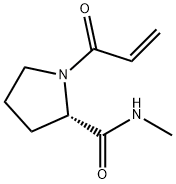 2-Pyrrolidinecarboxamide,N-methyl-1-(1-oxo-2-propenyl)-,(S)-(9CI) 结构式