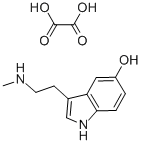 5-羟基-N-甲基色胺草酸盐 结构式