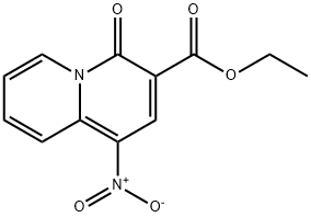 1-硝基-4-氧代-4H-喹嗪-3-甲酸乙酯 结构式