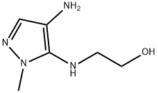 Ethanol,  2-[(4-amino-1-methyl-1H-pyrazol-5-yl)amino]- 结构式