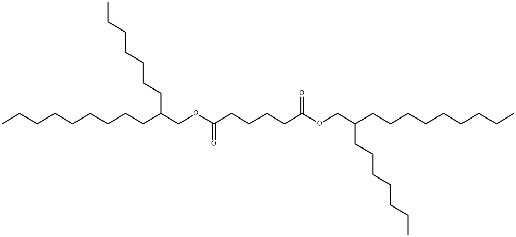 二(庚基十一烷醇)己二酸酯 结构式