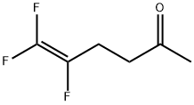 5-Oxo-1,1,2-trifluorohex-1-ene 结构式
