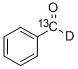 苯甲醛-羰基-13C,D 结构式