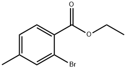 :2-溴-4-甲基苯甲酸乙酯 结构式