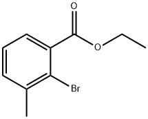 2-溴-3-甲基苯甲酸乙酯 结构式