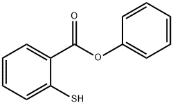 phenyl 2-mercaptobenzoate  结构式