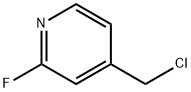 4-(氯甲基)-2-氟吡啶 结构式