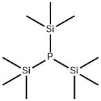 三(三甲硅烷基)膦 结构式
