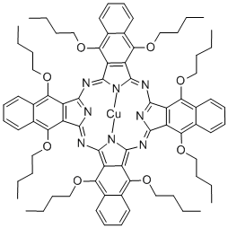 Copper(II) 5,9,14,18,23,27,32,36-Octabutoxy-2,3-naphthalocyanine