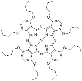 八丁氧基酞菁镍 结构式