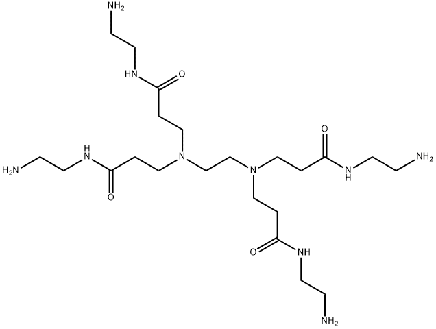 树状大分子的聚酰胺基胺 结构式