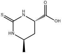 (4S,6R)-6-METHYL-2-THIOXOHEXAHYDROPYRIMIDINE-4-CARBOXYLIC ACID 结构式