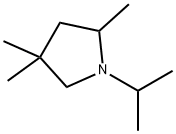 Pyrrolidine, 2,4,4-trimethyl-1-(1-methylethyl)- (9CI) 结构式