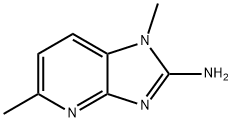 2-AMINO-1,5-DIMETHYLIMIDAZO(4,5,B)PYRIDINE 结构式