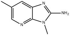 2-AMINO-3,6-DIMETHYLIMIDAZO(4,5-B)PYRIDINE 结构式