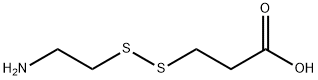 3-[(2-AMINOETHYL)DITHIO]PROPIONIC ACID 结构式