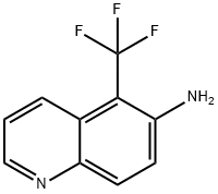 5-(三氟甲基)喹啉-6-胺 结构式