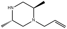 (2R,5S)-1-烯丙基-2,5-二甲基哌嗪 结构式