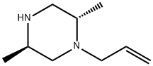 (+)-(2S,5R)-1-烯丙基-2,5-二甲基哌嗪 结构式