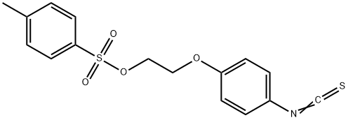 2-(4-异硫氰酸苯氧基)对甲苯磺酸乙酯 结构式