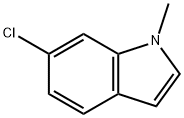 6-氯-1-甲基-1H-吲哚 结构式