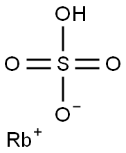 rubidium hydrogen sulphate  结构式