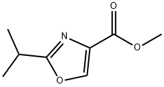 甲基2-异丙基-1,3-恶唑-4-羧酸酯 结构式