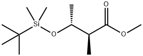 (R,S)-3-[(Tert-butyldiMethylsilyl)oxy]-2-Methyl-butanoic Acid Methyl Ester 结构式