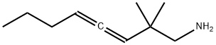 3,4-Octadien-1-amine,  2,2-dimethyl- 结构式