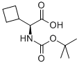 Boc-L-环丁基甘氨酸 结构式