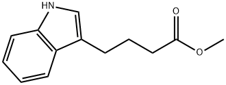 methyl 4-(indol-3-yl)butyrate 结构式