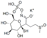 beta-d-Glucopyranose, 1-thio-, 1-[4-(methylsulfinyl)-N-(sulfooxy)butanimidate], monopotassium salt  结构式