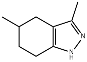 1H-Indazole,  4,5,6,7-tetrahydro-3,5-dimethyl- 结构式