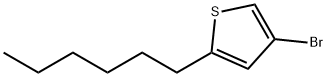 4-溴-2-己基噻吩 结构式