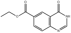 3,4-二氢-4-喹唑啉酮-6-甲酸乙酯 结构式