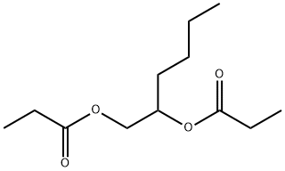 2-propanoyloxyhexyl propanoate 结构式