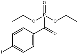 (4-IODO-BENZOYL)-PHOSPHONIC ACID DIETHYL ESTER 结构式