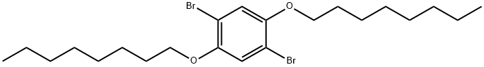 1,4-DIBROMO-2,5-DI(OCTYLOXY)BENZENE 结构式