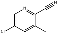 5- 氯-3- 甲基吡啶-2- 甲腈 结构式