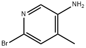 2-溴-4-甲基-5-氨基吡啶 结构式
