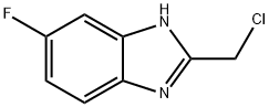 2-(氯甲基)-6-氟-1H-苯并咪唑 结构式