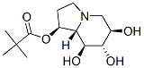 Propanoic acid, 2,2-dimethyl-, octahydro-6,7,8-trihydroxy-1-indolizinyl ester, 1S-(1.alpha.,6.beta.,7.alpha.,8.beta.,8a.beta.)- 结构式