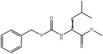 2-CBZ-AMINO-4-METHYLPENT-2-ENOIC ACID METHYL ESTER 结构式