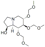 1-Indolizinol, octahydro-6,7,8-tris(methoxymethoxy)-, 1S-(1.alpha.,6.beta.,7.alpha.,8.beta.,8a.beta.)- 结构式