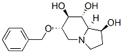 1,7,8-Indolizinetriol, octahydro-6-(phenylmethoxy)-, 1S-(1.alpha.,6.beta.,7.alpha.,8.beta.,8a.beta.)- 结构式