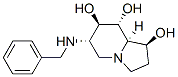 1,7,8-Indolizinetriol, octahydro-6-(phenylmethyl)amino-, 1S-(1.alpha.,6.beta.,7.alpha.,8.beta.,8a.beta.)- 结构式