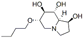 1,7,8-Indolizinetriol, 6-butoxyoctahydro-, 1S-(1.alpha.,6.beta.,7.alpha.,8.beta.,8a.beta.)- 结构式