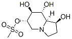 1,6,7,8-Indolizinetetrol, octahydro-, 6-methanesulfonate, 1S-(1.alpha.,6.beta.,7.alpha.,8.beta.,8a.beta.)- 结构式