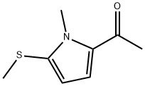 Ethanone, 1-[1-methyl-5-(methylthio)-1H-pyrrol-2-yl]- (9CI) 结构式