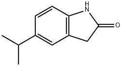 5-异丙基-1,3-二氢-2H-吲哚-2-酮 结构式